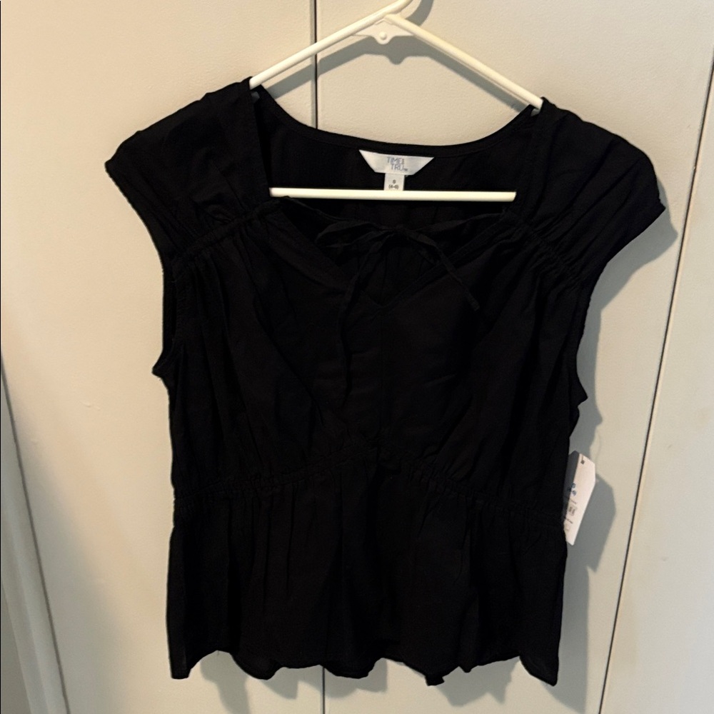 Time and Tru Black Women's Blouse